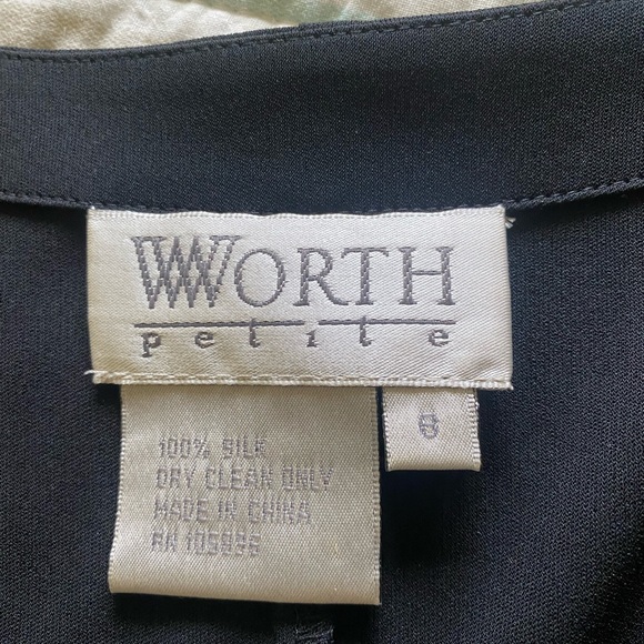 WWorth Black Dress with Ruffle Bottom - Picture 4 of 4